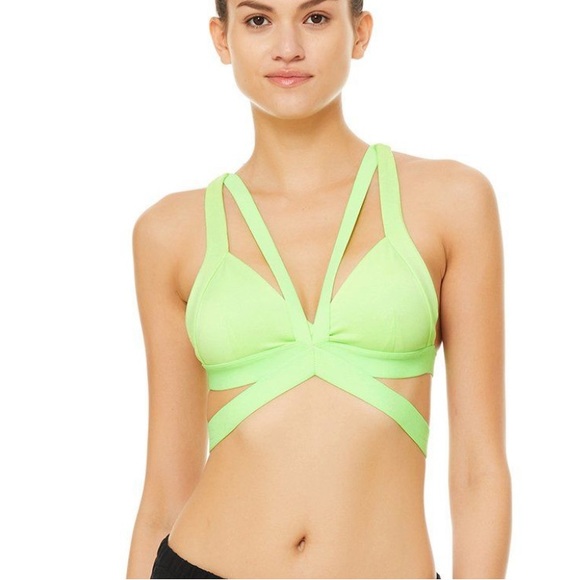 ALO Yoga Intimates & Sleepwear Alo Yoga Green Nadi Sports Bra